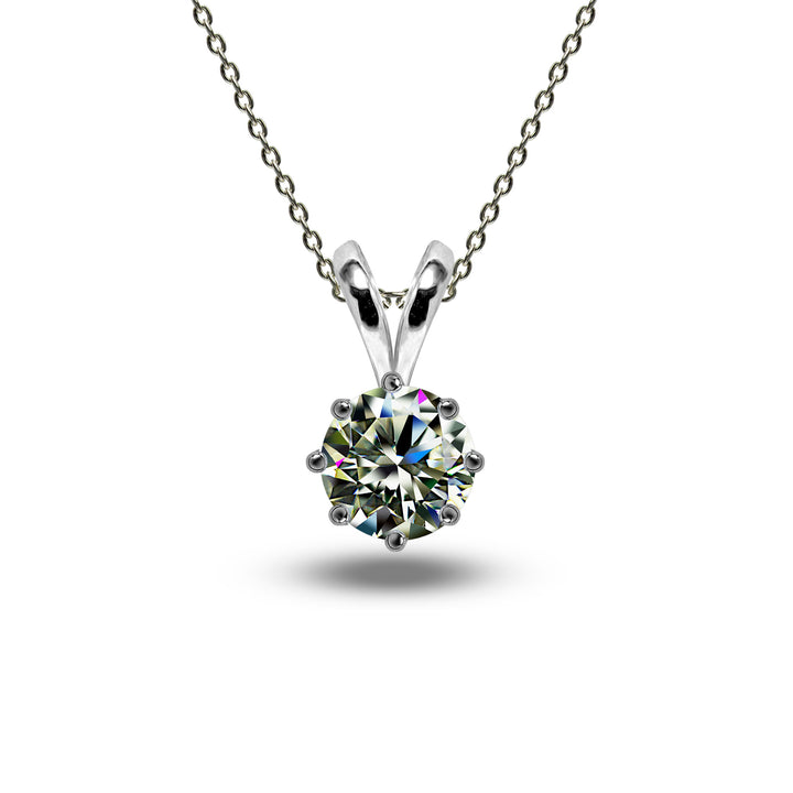 Moissanite Diamond Pendant | Roxari