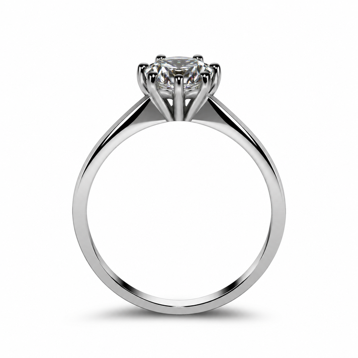 0.5 Carat Moissanite Octa Radiance Ring