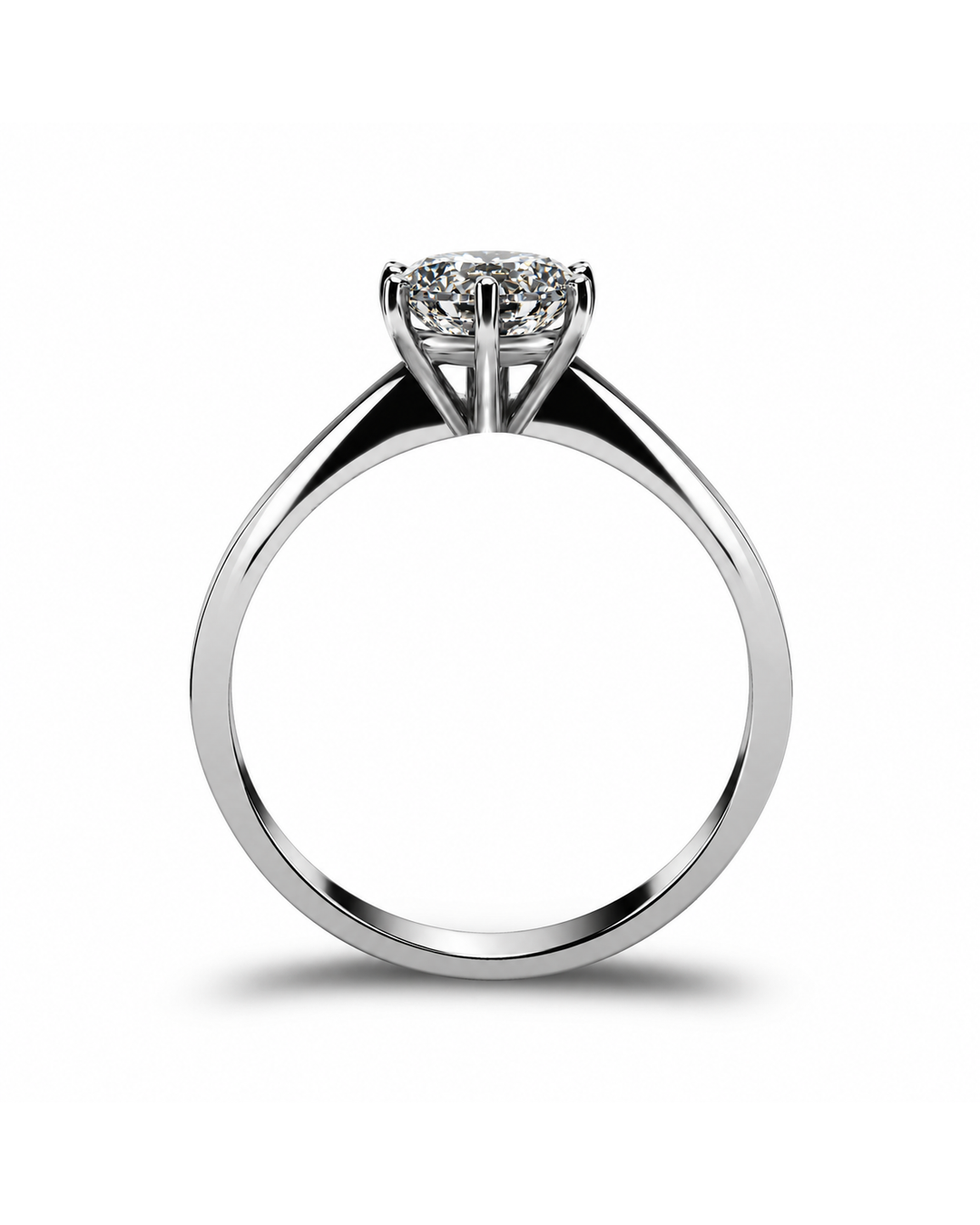 0.5 Carat Hexa Glow Ring shown in side profile