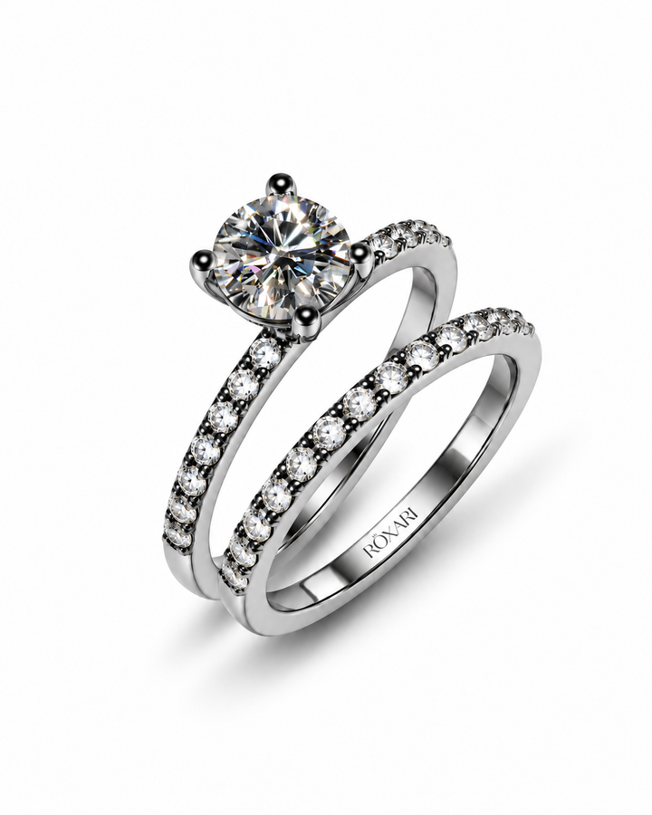 1 Carat True Love Duo Stackable Ring
