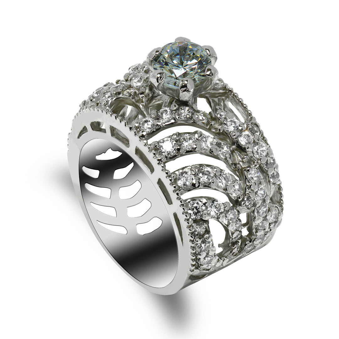 Cubic Zircon Ring