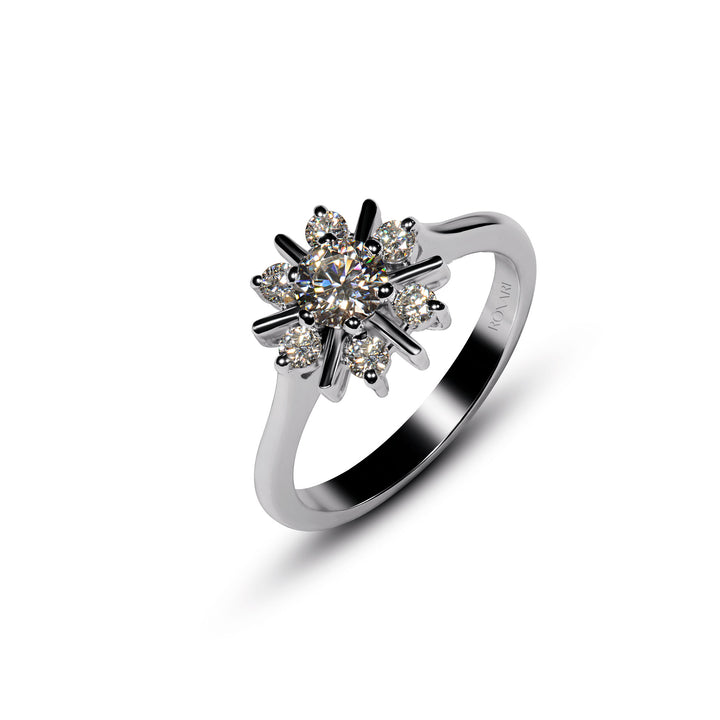 Moissanite diamond ring Pakistan | Roxari