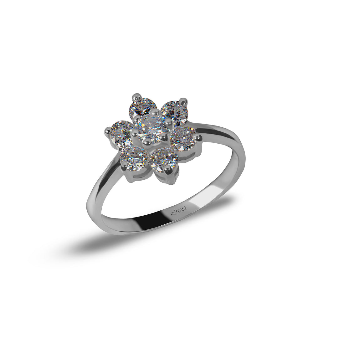 Moissanite diamond ring for women
