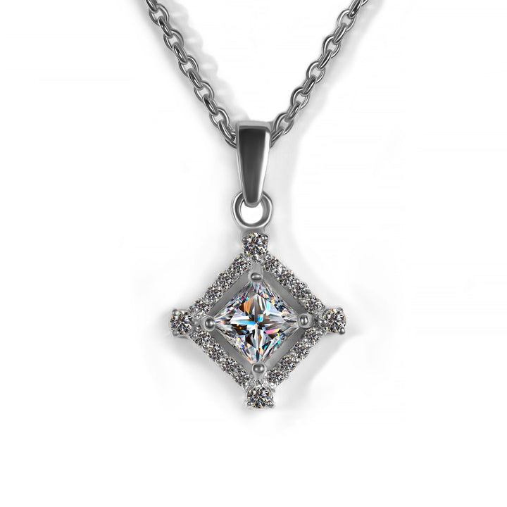 Moissanite Diamonds Pendant