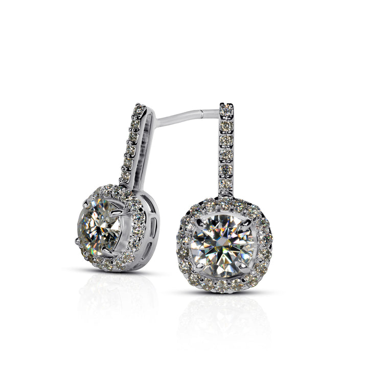 1 Carat Divine Orbit Earrings