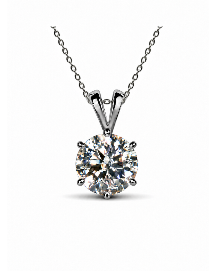 2 Carat Moissanite Infinite Allure Pendant
