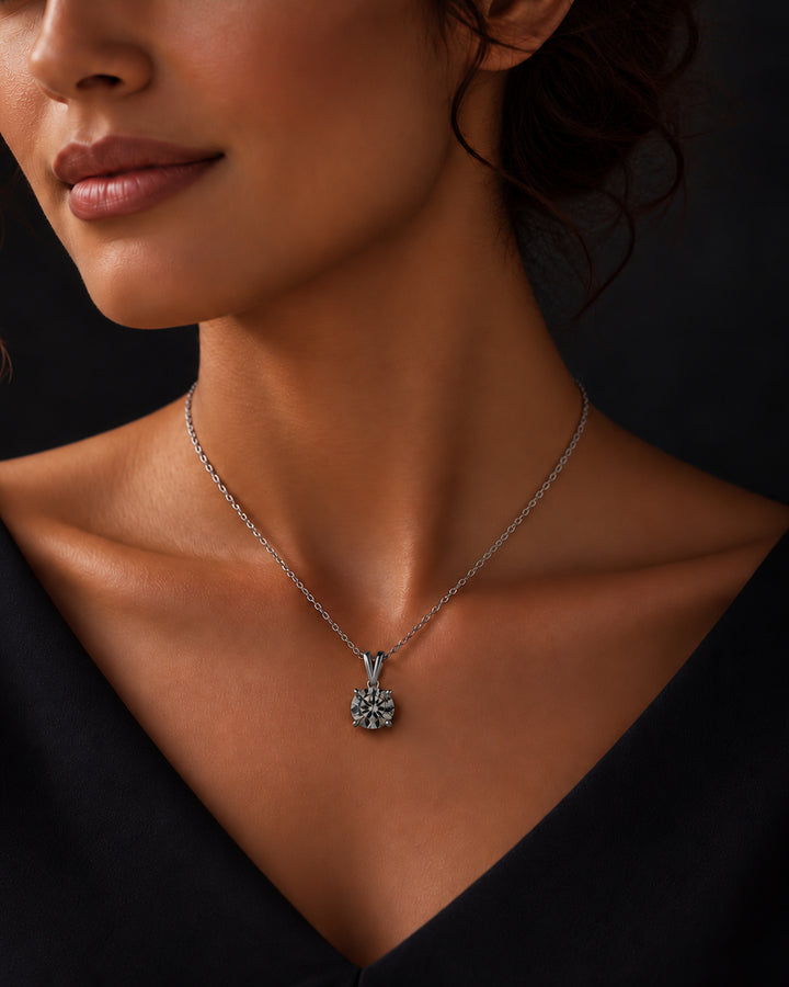 2 Carat Pristine Quartet Pendant