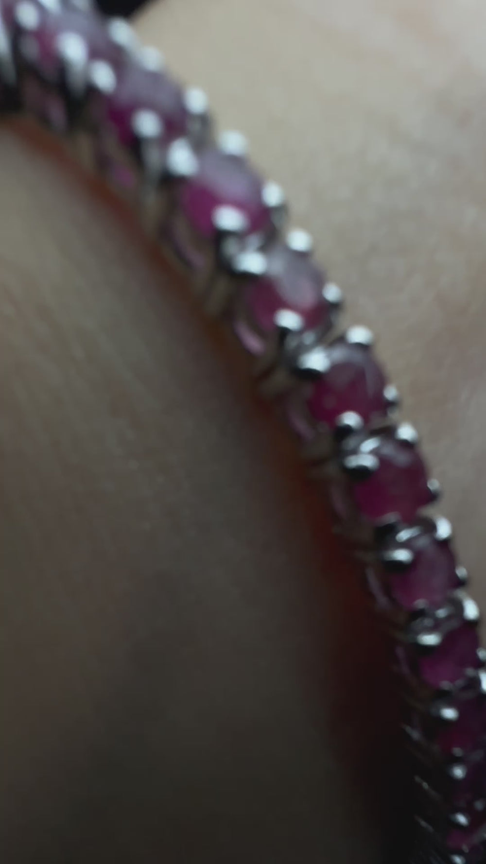 Ruby stone bracelet