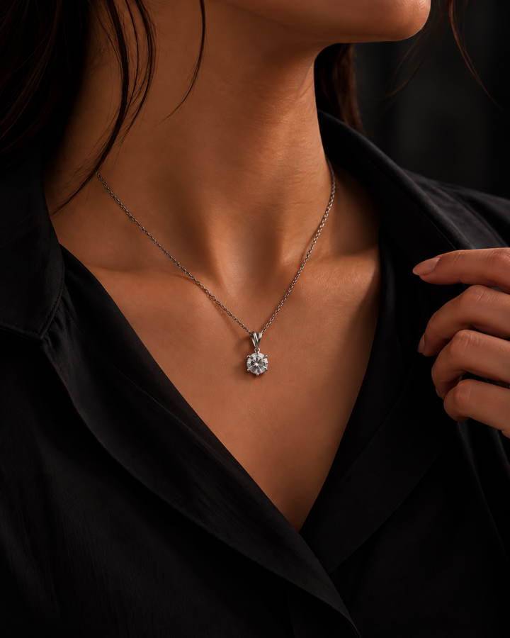 4 Carat Quadra Radiance Pendant