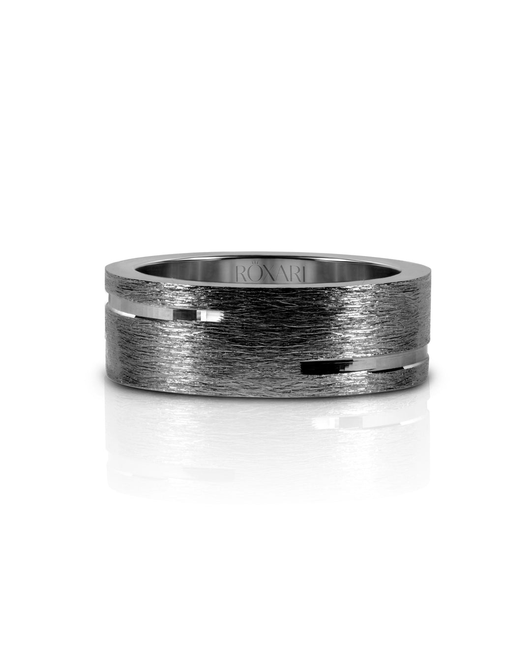 Moissanite diamond wedding ring for men