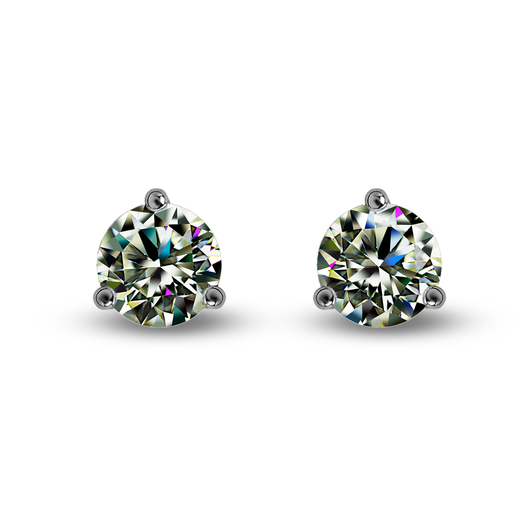 GRA Moissanite Diamond Earrings