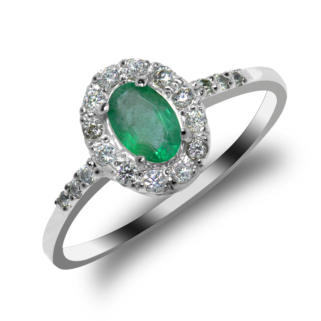 Zamurd stone ring