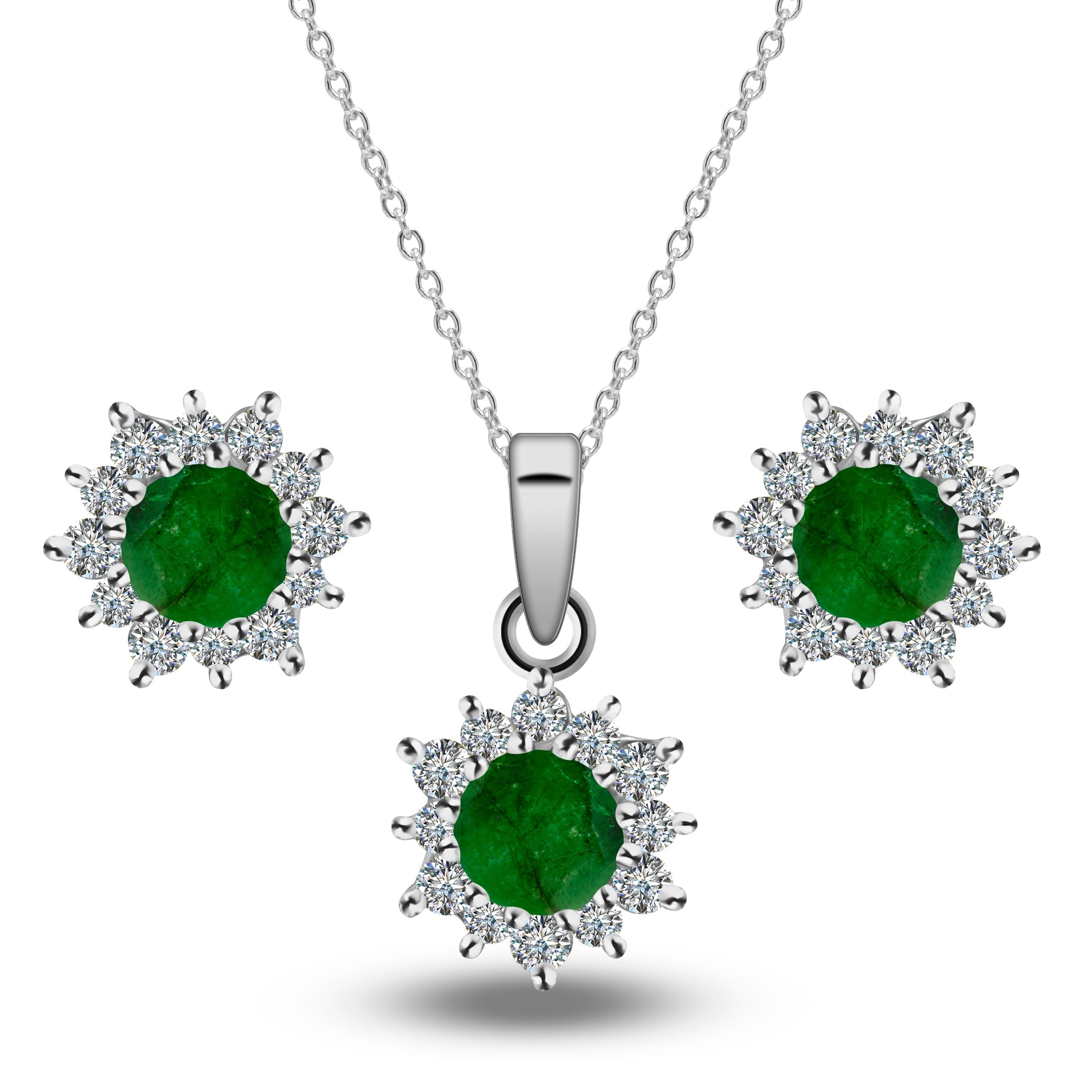 Emerald hot sale set online