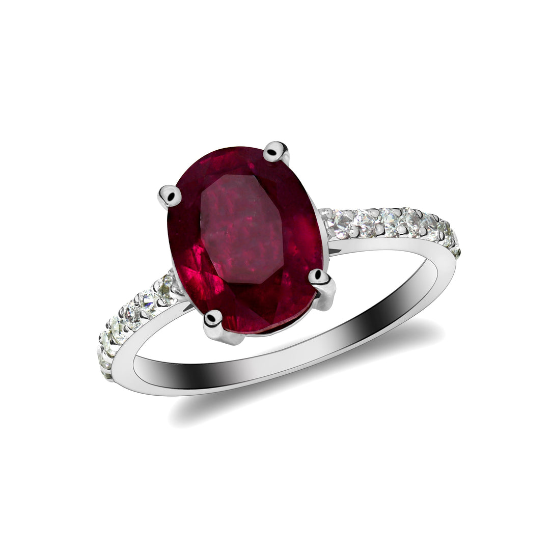 Ruby stone ring